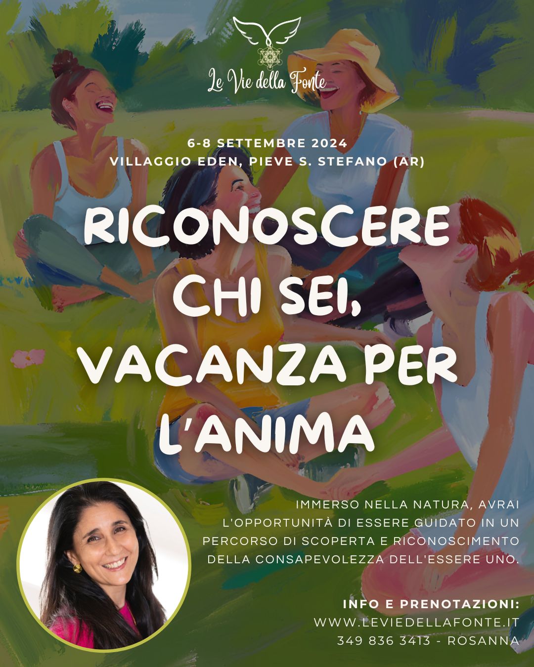 Locandina Seminario Riconoscere chi sei - Le Vie della Fonte
